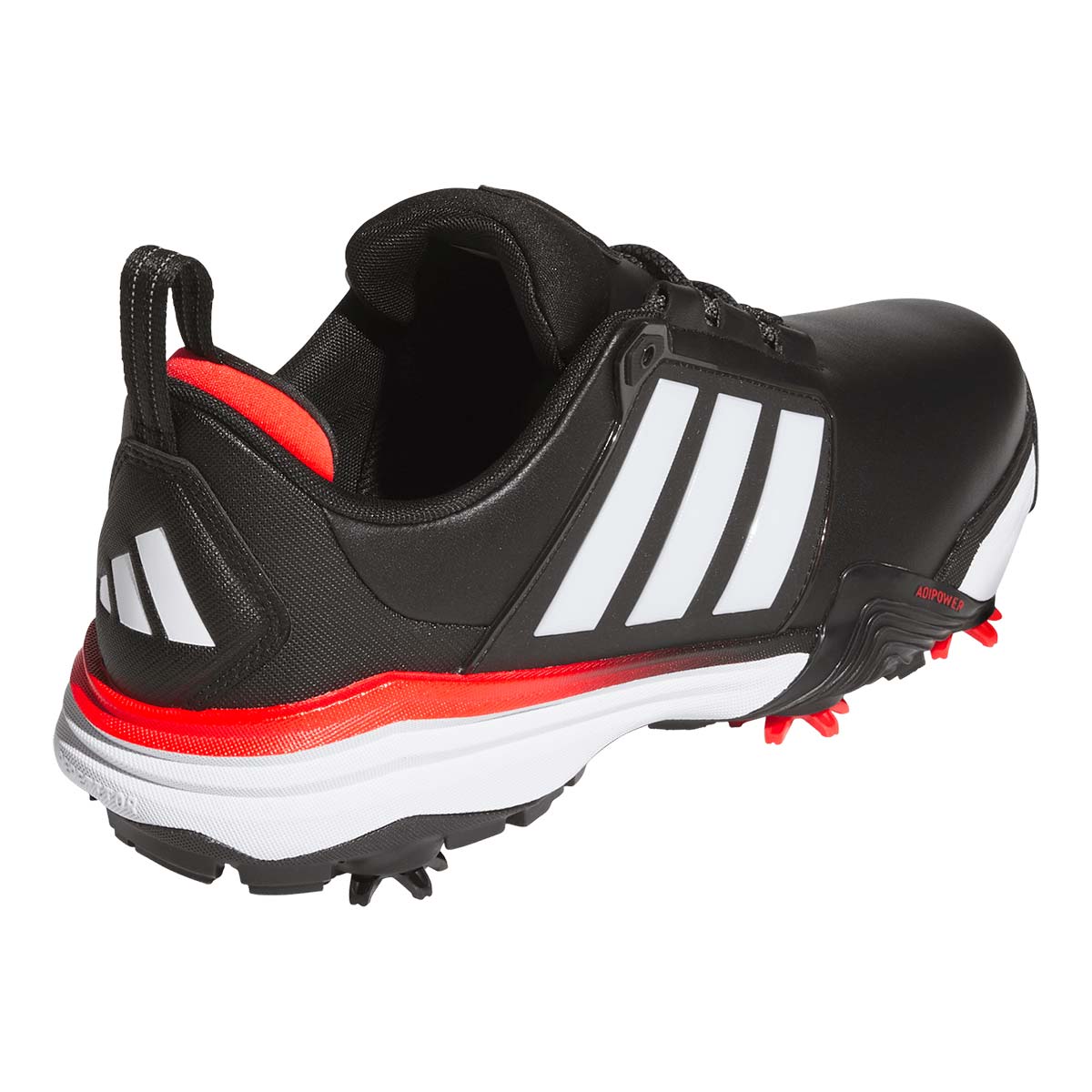 Adidas Adipower 26 Golf Shoes Black/White/Lucid Red