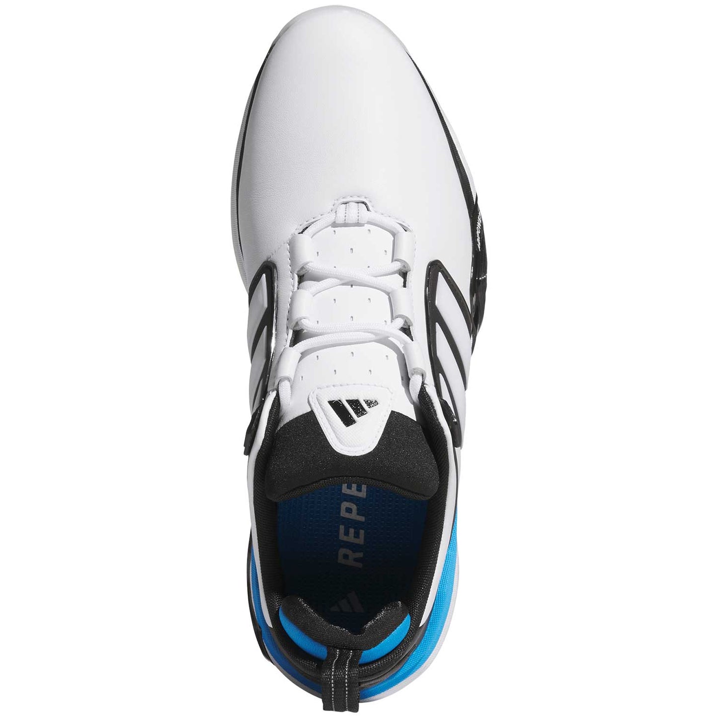 Adidas Adipower 26 SL Golf Shoes White/Black/Lucid Ray Blue