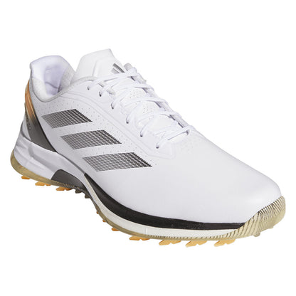 Adidas Adizero ZG Golf Shoes White/Black/Ice Tangerine