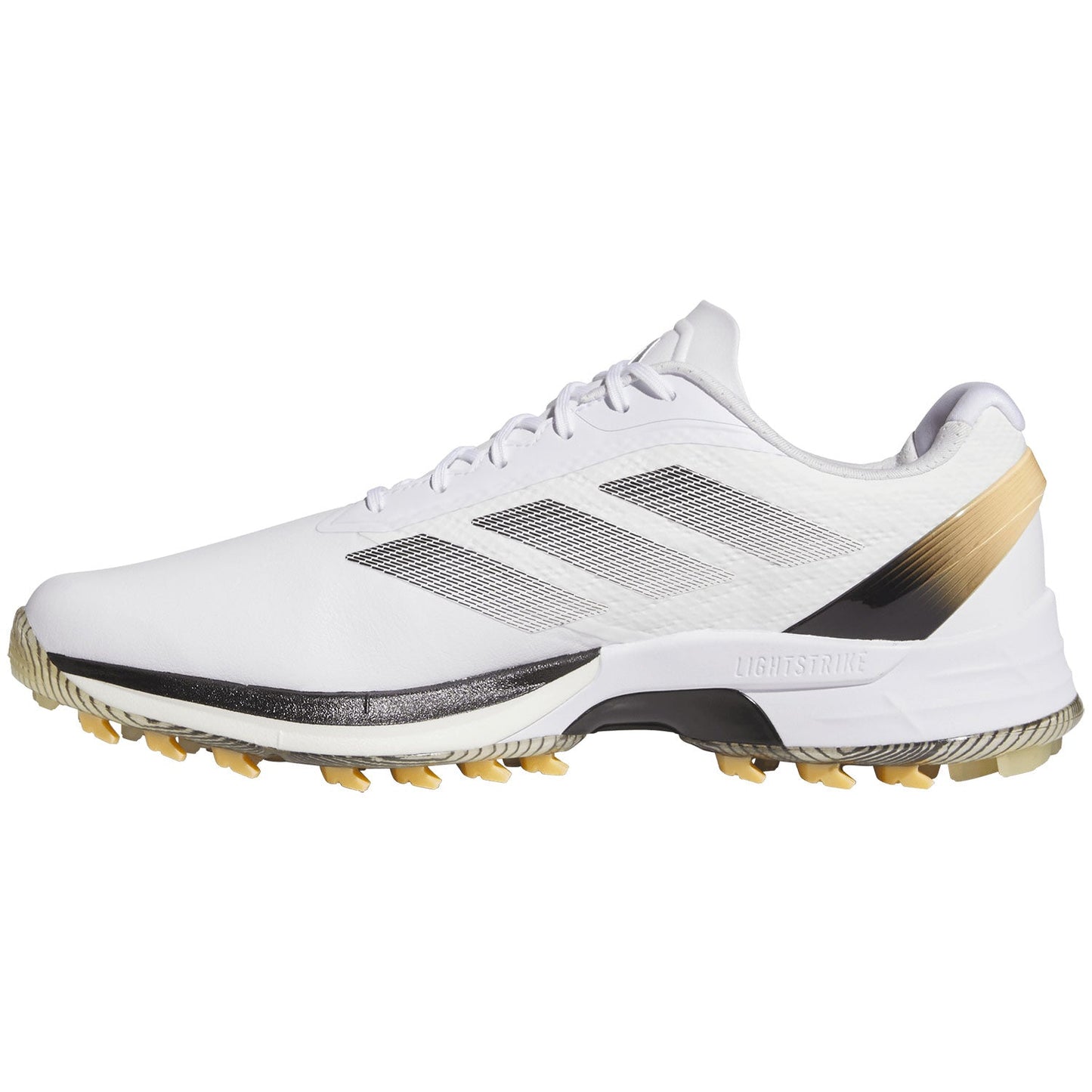 Adidas Adizero ZG Golf Shoes White/Black/Ice Tangerine