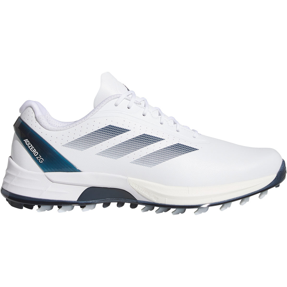 Adidas Adizero ZG Golf Shoes White/Collegiate Navy