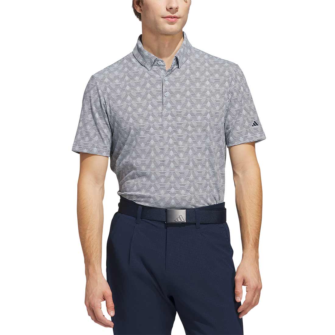 Adidas Go To Printed Stripe Polo