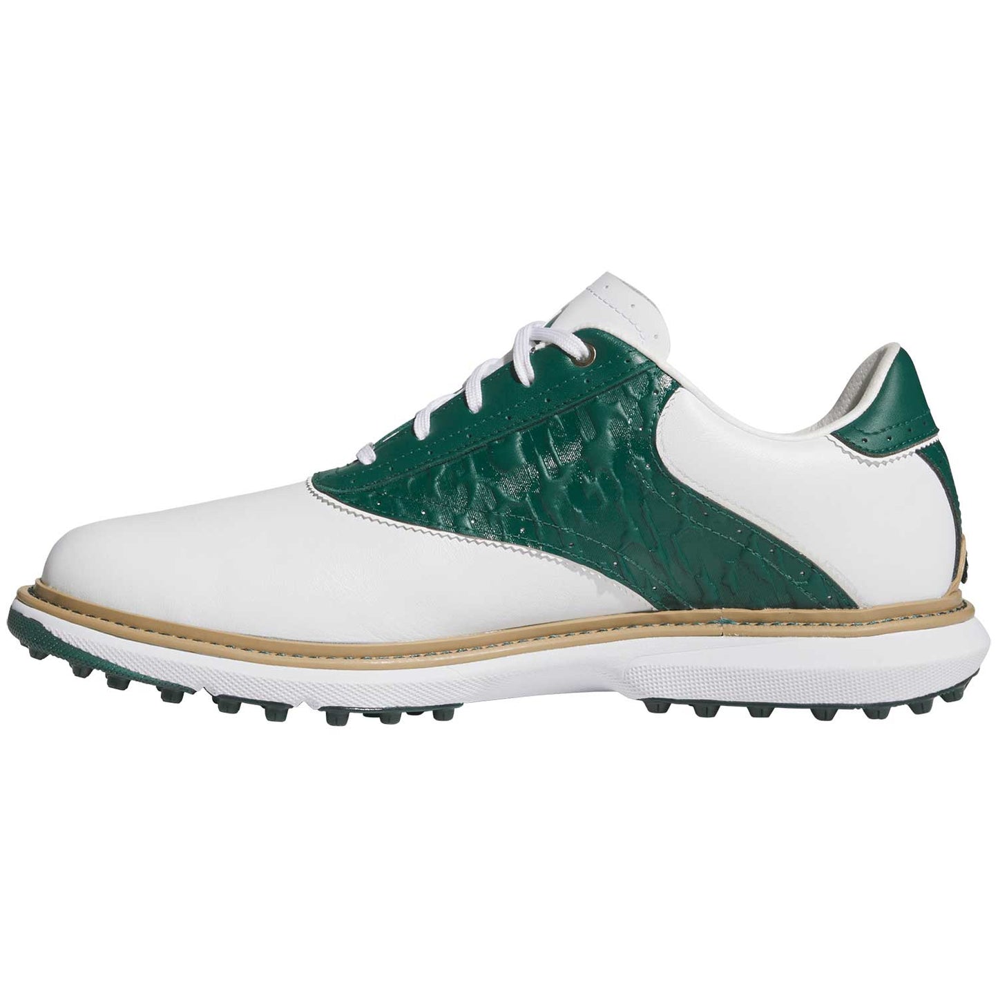Adidas MC70 SL Golf Shoes White/Collegiate Green/Off-White