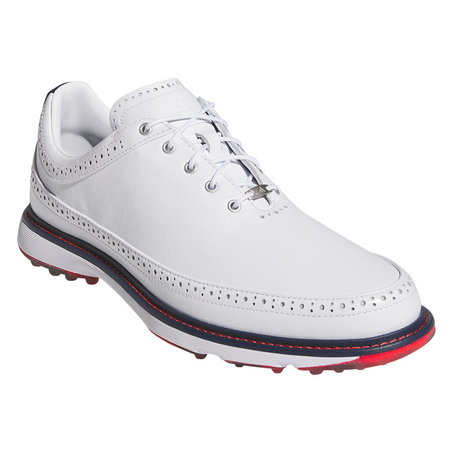 Adidas MC80 Golf Shoes White/Collegiate Navy/Better Scarlet
