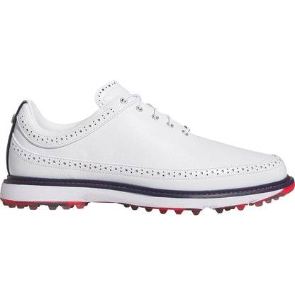 Adidas MC80 Golf Shoes White/Collegiate Navy/Better Scarlet