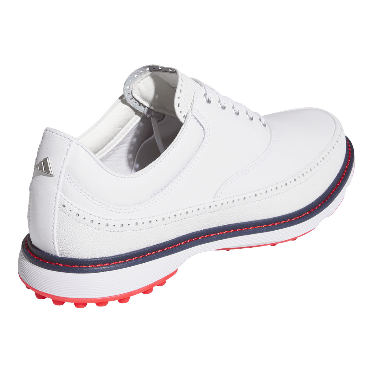 Adidas MC80 Golf Shoes White/Collegiate Navy/Red