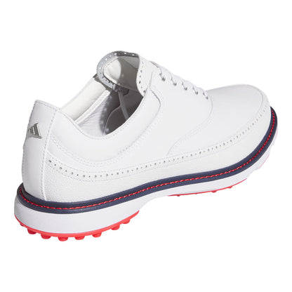 Adidas MC80 Golf Shoes White/Collegiate Navy/Red