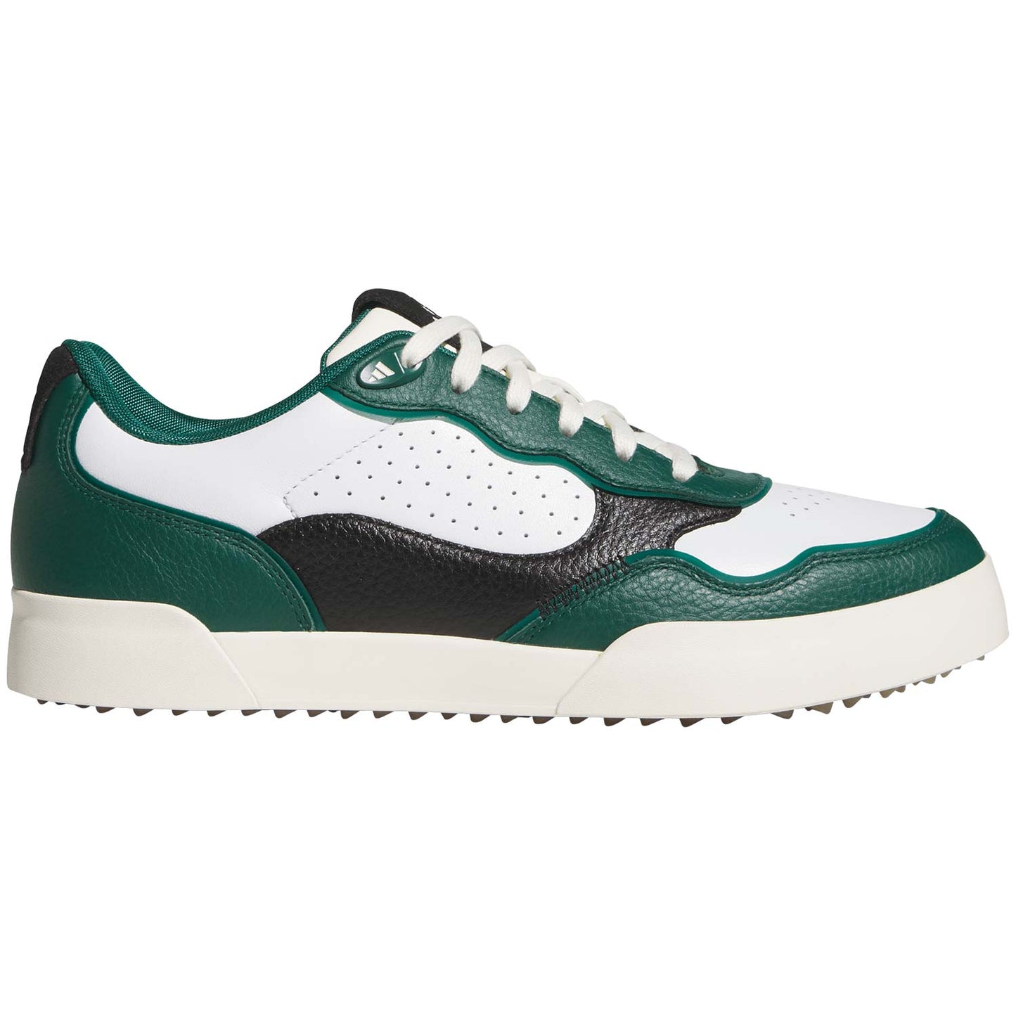 Adidas Retrocross 25 Golf Shoes White/Collegiate Green/Black