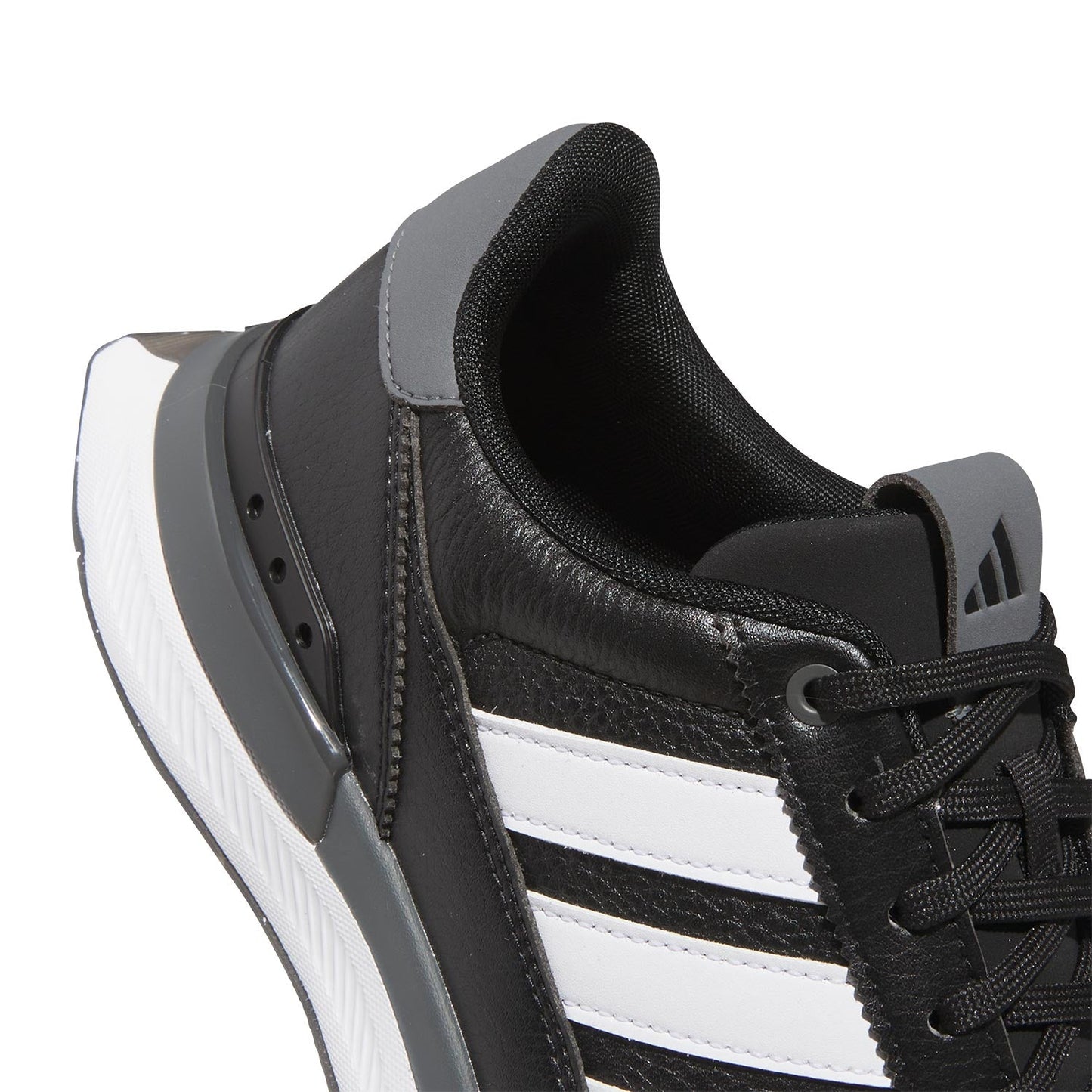 Adidas S2G 26 Leather Golf Shoes Black/White/Grey Four