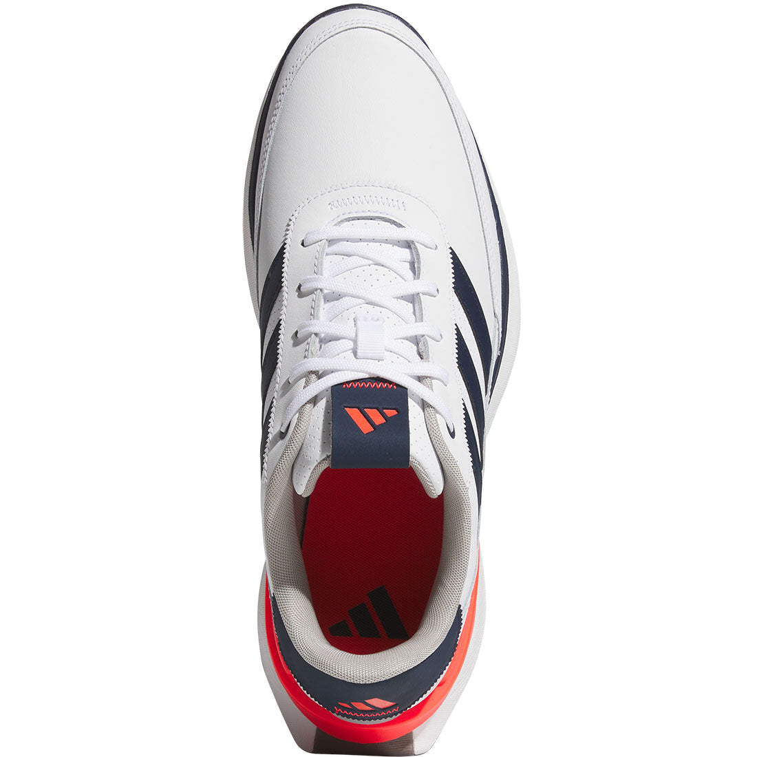 Adidas S2G Spikeless Leather 24 Golf Shoes White/Collegiate Navy/Lucid Red