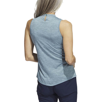 Adidas Women's Heathered Essentials Mock Sleeveless