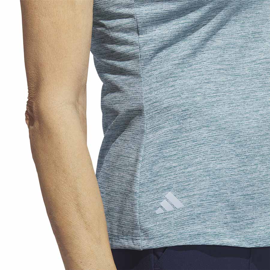 Adidas Women's Heathered Essentials Mock Sleeveless