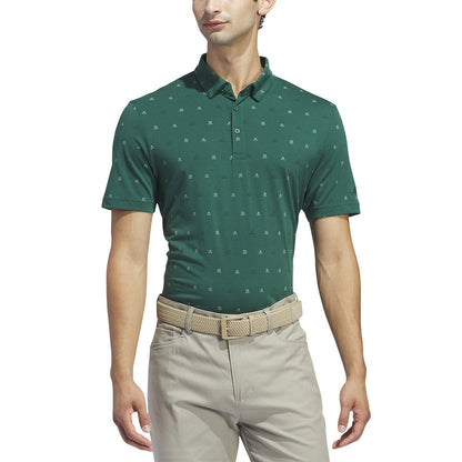 Adidas Go-To Mini-Crest Print Polo