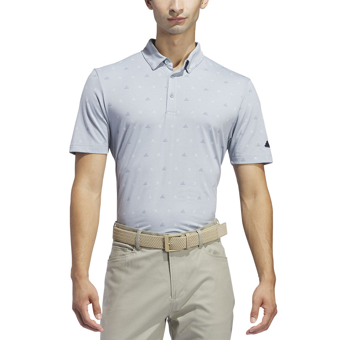 Adidas Go-To Mini-Crest Print Polo
