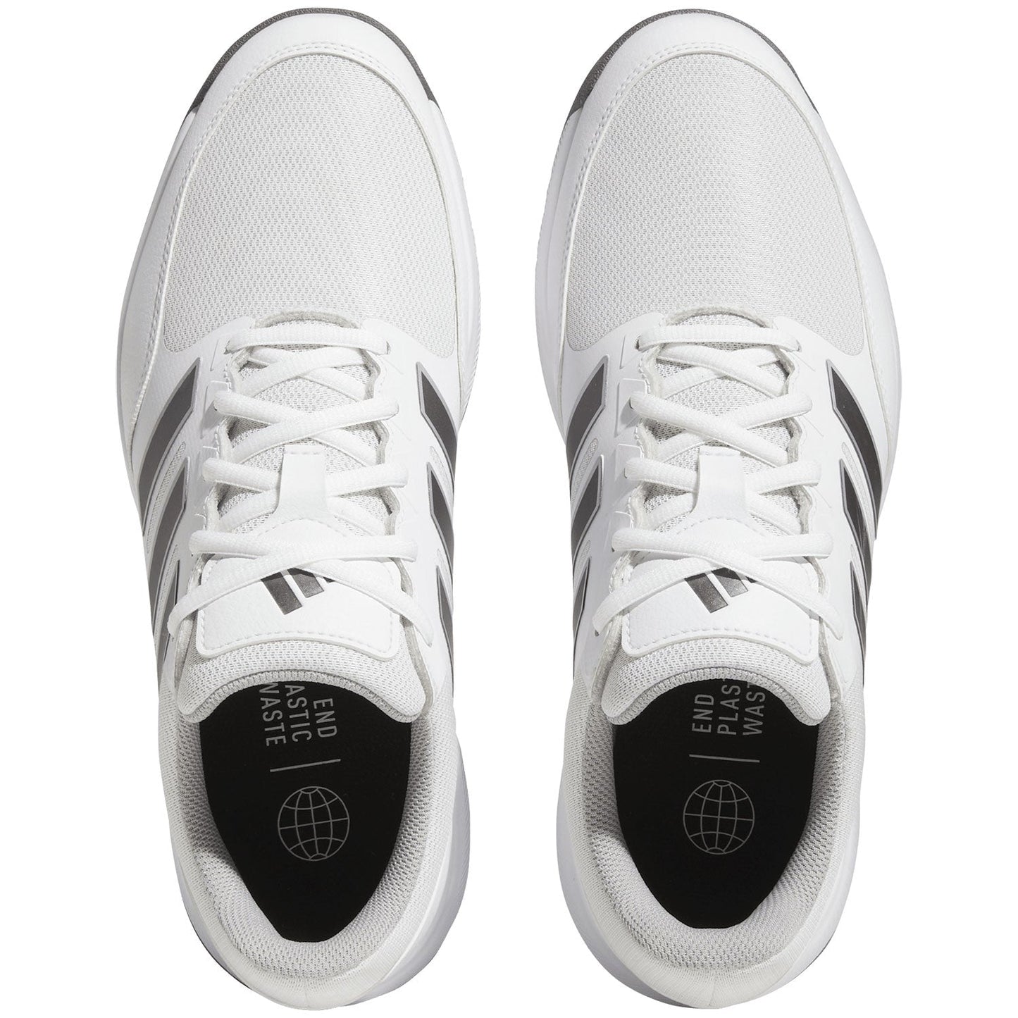 Adidas Tech Response 3.0 Golf Shoes White/Dark Silver
