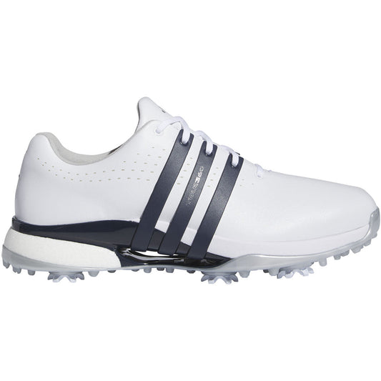 Adidas Tour360 24 Golf Shoes White/Collegiate Navy