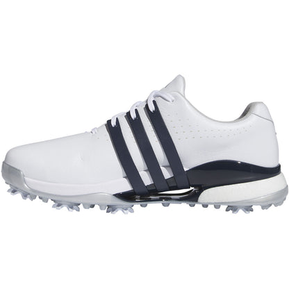 Adidas Tour360 24 Golf Shoes White/Collegiate Navy