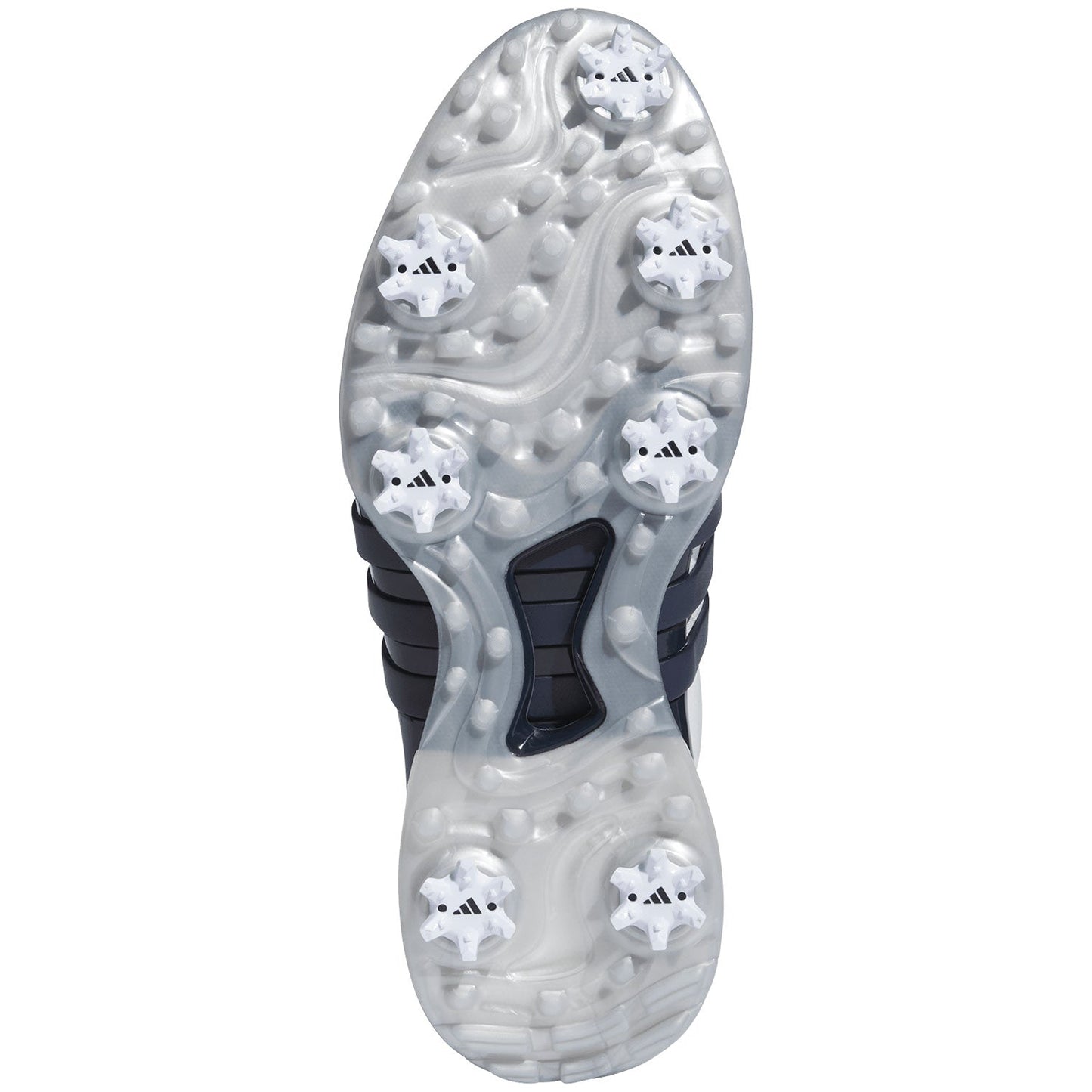 Adidas Tour360 24 Golf Shoes White/Collegiate Navy/Silver