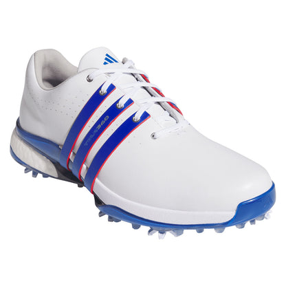 Adidas Tour360 24 Golf Shoes White/Team Royal Blue