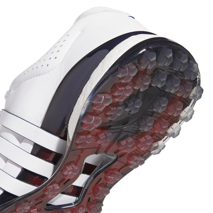 Adidas Tour360 25 SL Golf Shoes White/Collegiate Navy/Lucid Red