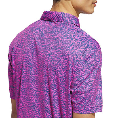 Adidas Ultimate365 Feather Print Golf Polo