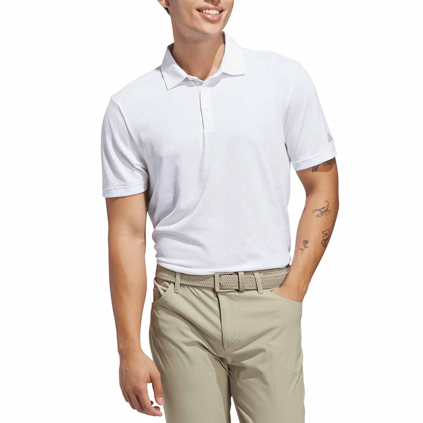Adidas Ultimate365 Jacquard Golf Polo