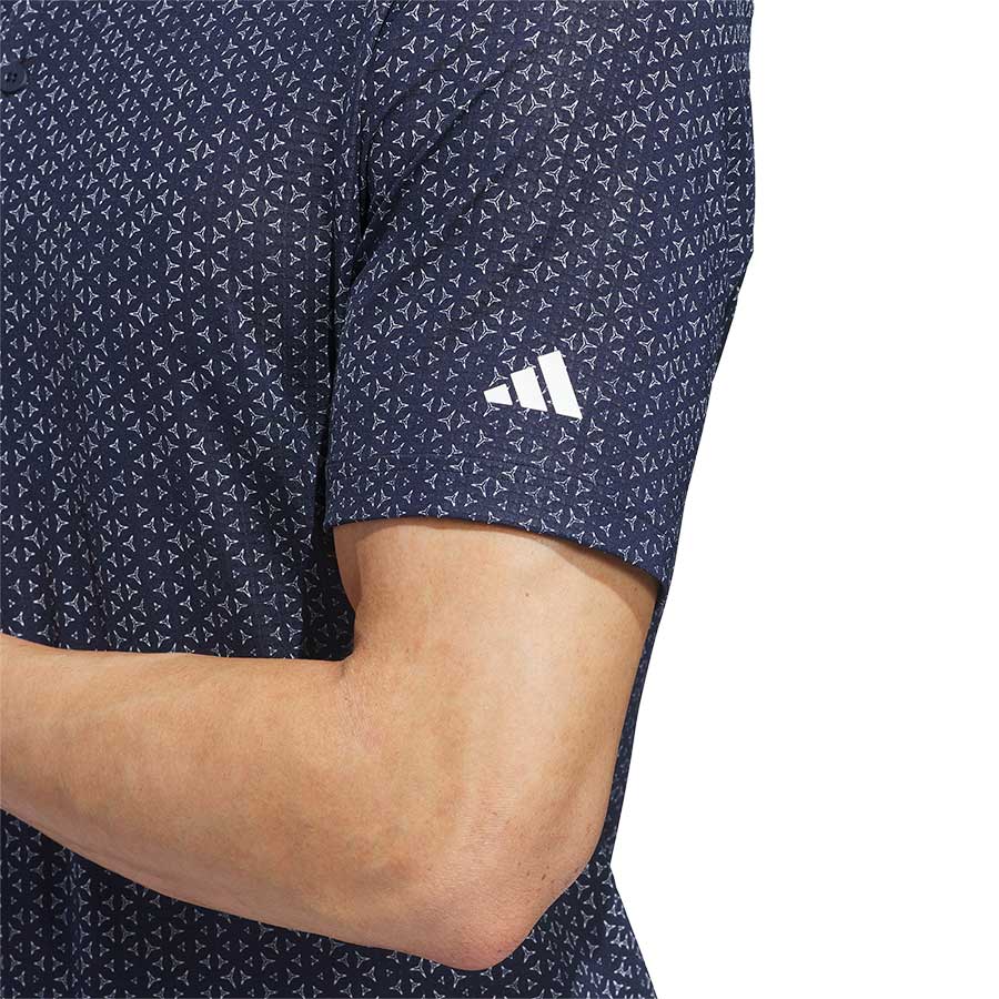 Adidas Ultimate365 Mesh Tango Print Climacool Golf Polo