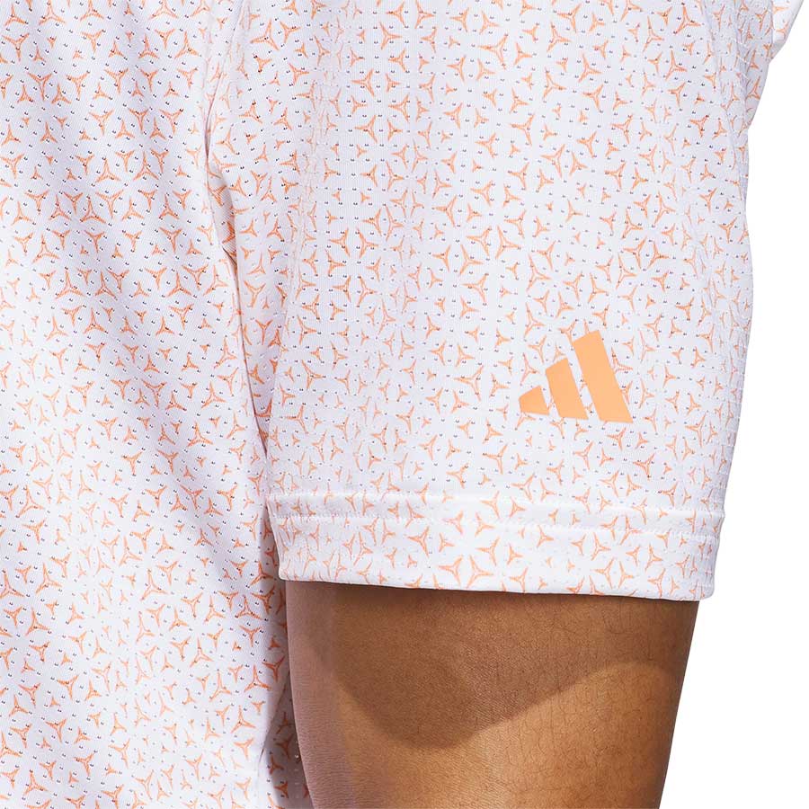 Adidas Ultimate365 Mesh Tango Print Climacool Golf Polo