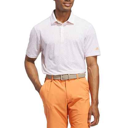 Adidas Ultimate365 Mesh Tango Print Climacool Golf Polo