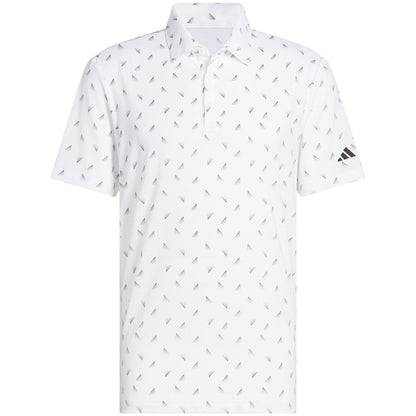 Adidas Ultimate365 Printed Slice Mesh Golf Polo