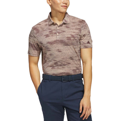 Adidas Ultimate365 Textured Stripe Polo