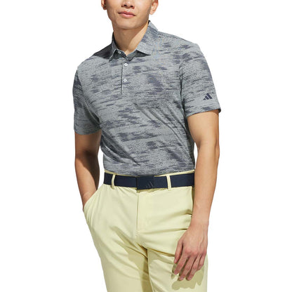 Adidas Ultimate365 Textured Stripe Polo