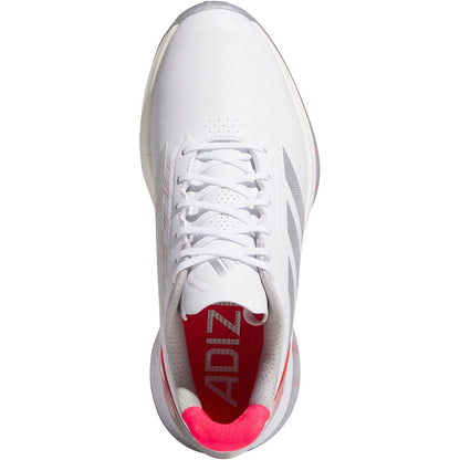 Adidas Women's Adizero ZG Golf Shoes White/Silver/Lucid Red