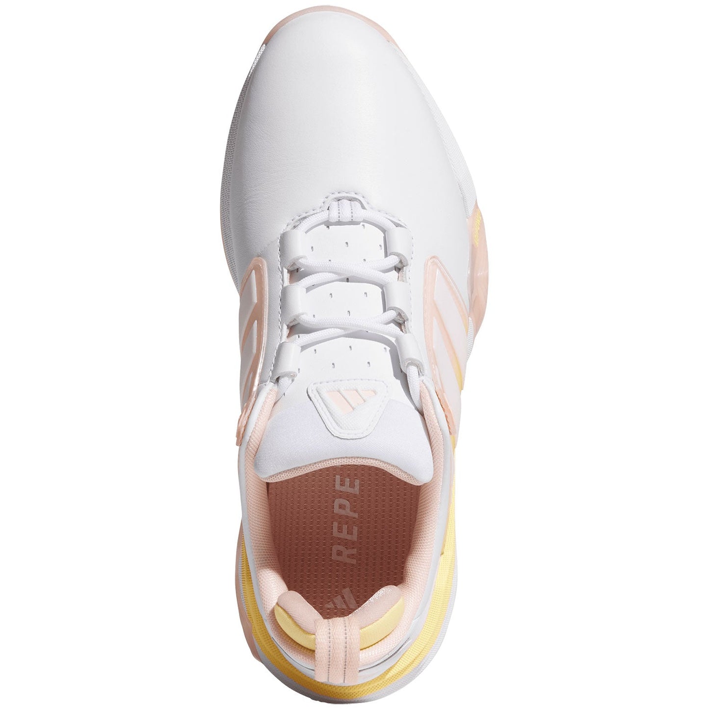 Adidas Women's Adipower 26 SL Golf Shoes White/Blush Pink/Ice Tangerine