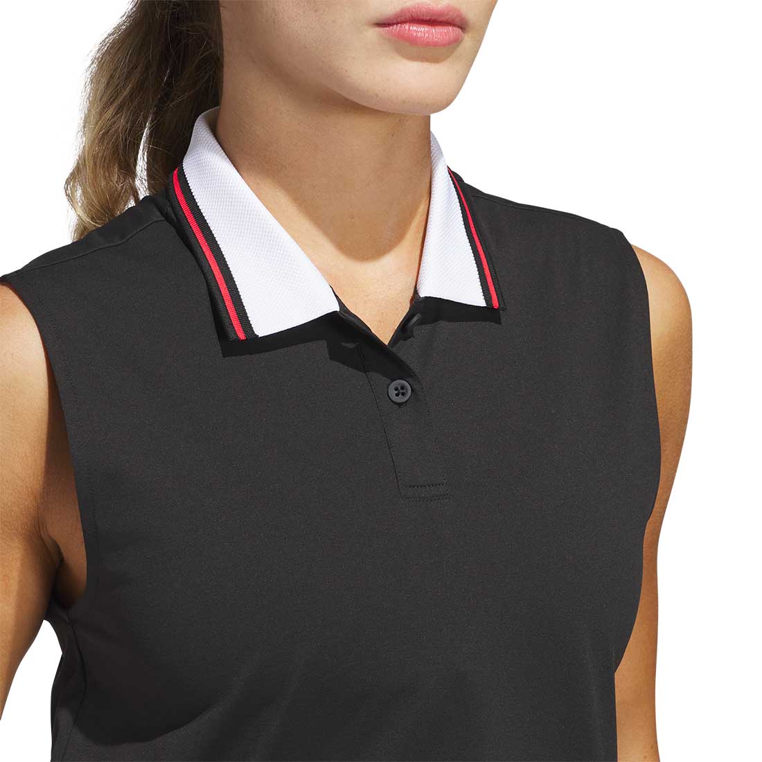 Adidas Women's Beyond The Course Twistknit Sleeveless Polo