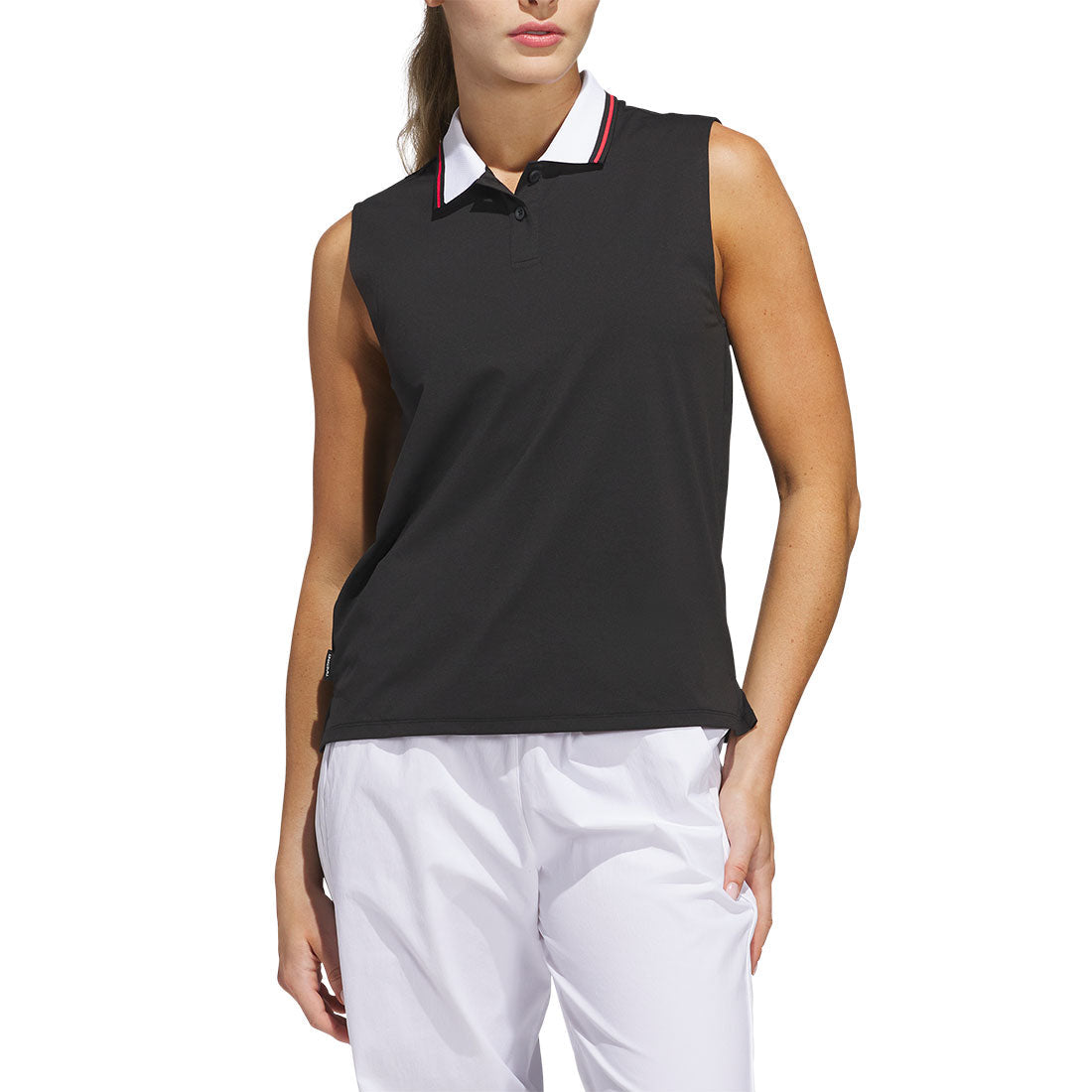 Adidas Women's Beyond The Course Twistknit Sleeveless Polo