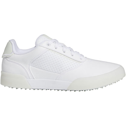 Adidas Women's Retrocross 24 Golf Shoes White/Crystal Jade