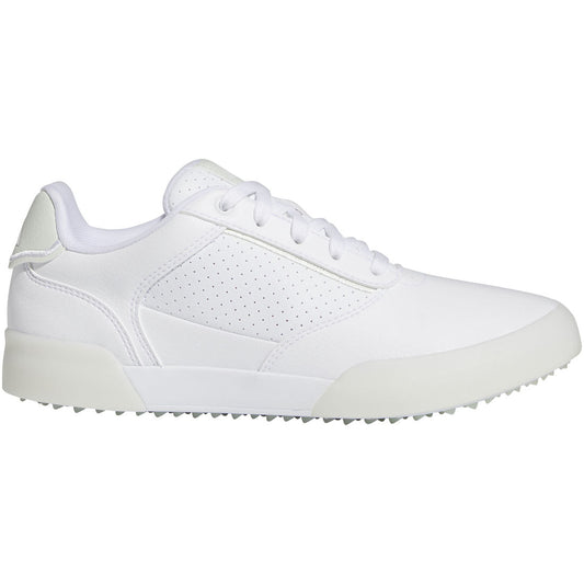 Adidas Women's Retrocross 24 Golf Shoes White/Crystal Jade