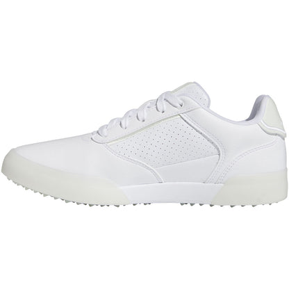 Adidas Women's Retrocross 24 Golf Shoes White/Crystal Jade