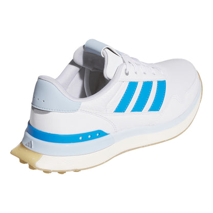 Adidas Women's S2G 26 Leather Golf Shoes White/Lucid Ray Blue/Crystal Sky