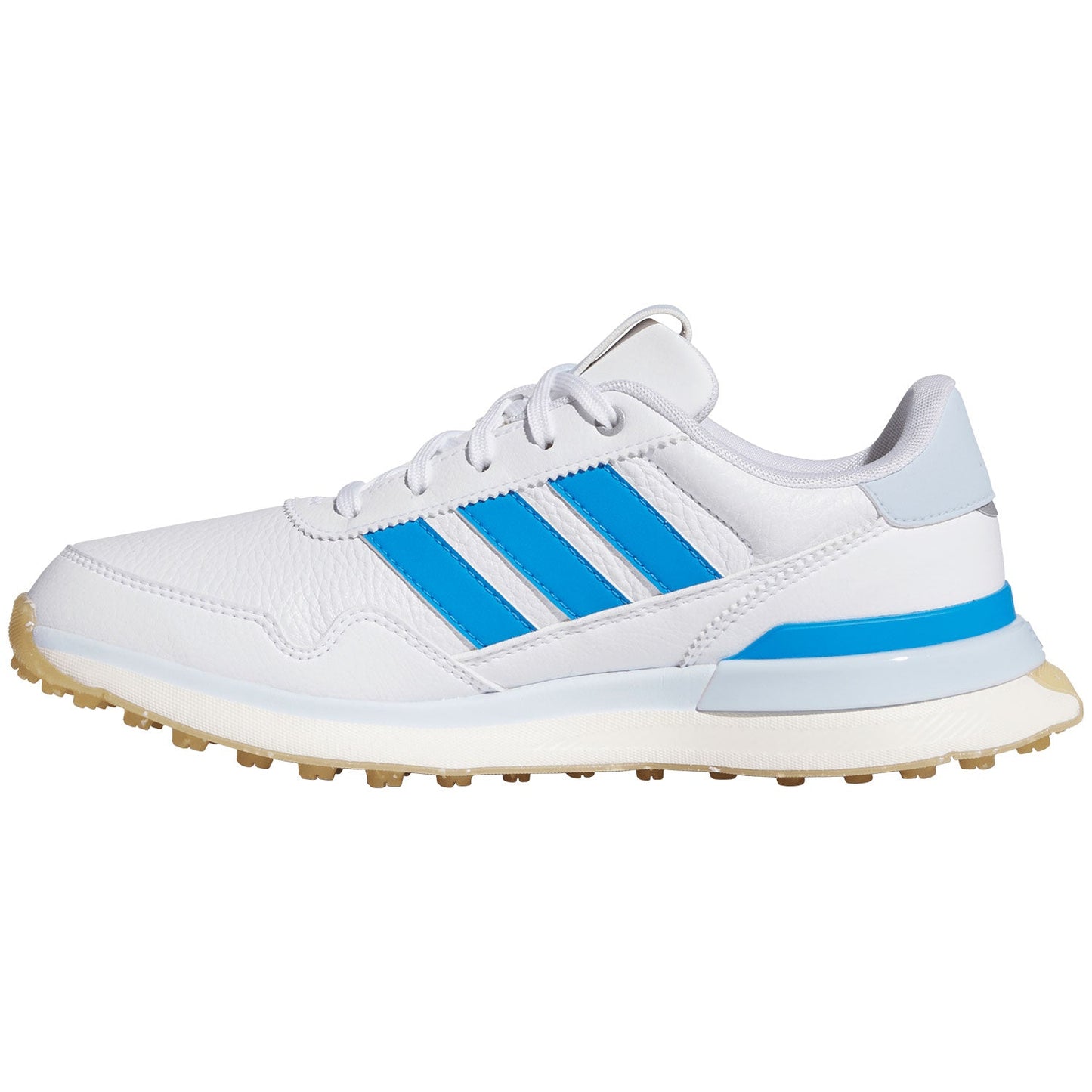Adidas Women's S2G 26 Leather Golf Shoes White/Lucid Ray Blue/Crystal Sky