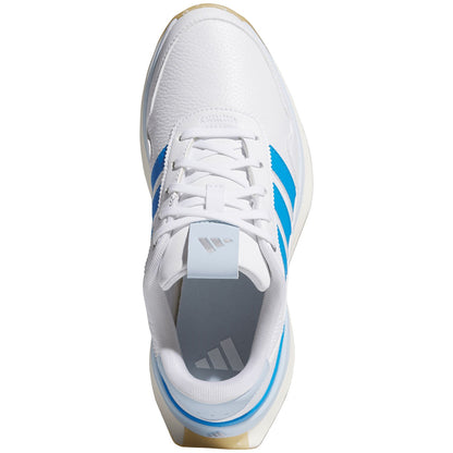 Adidas Women's S2G 26 Leather Golf Shoes White/Lucid Ray Blue/Crystal Sky