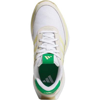 Adidas Women's S2G Spikeless 24 Golf Shoes White/Powder Yellow/Green