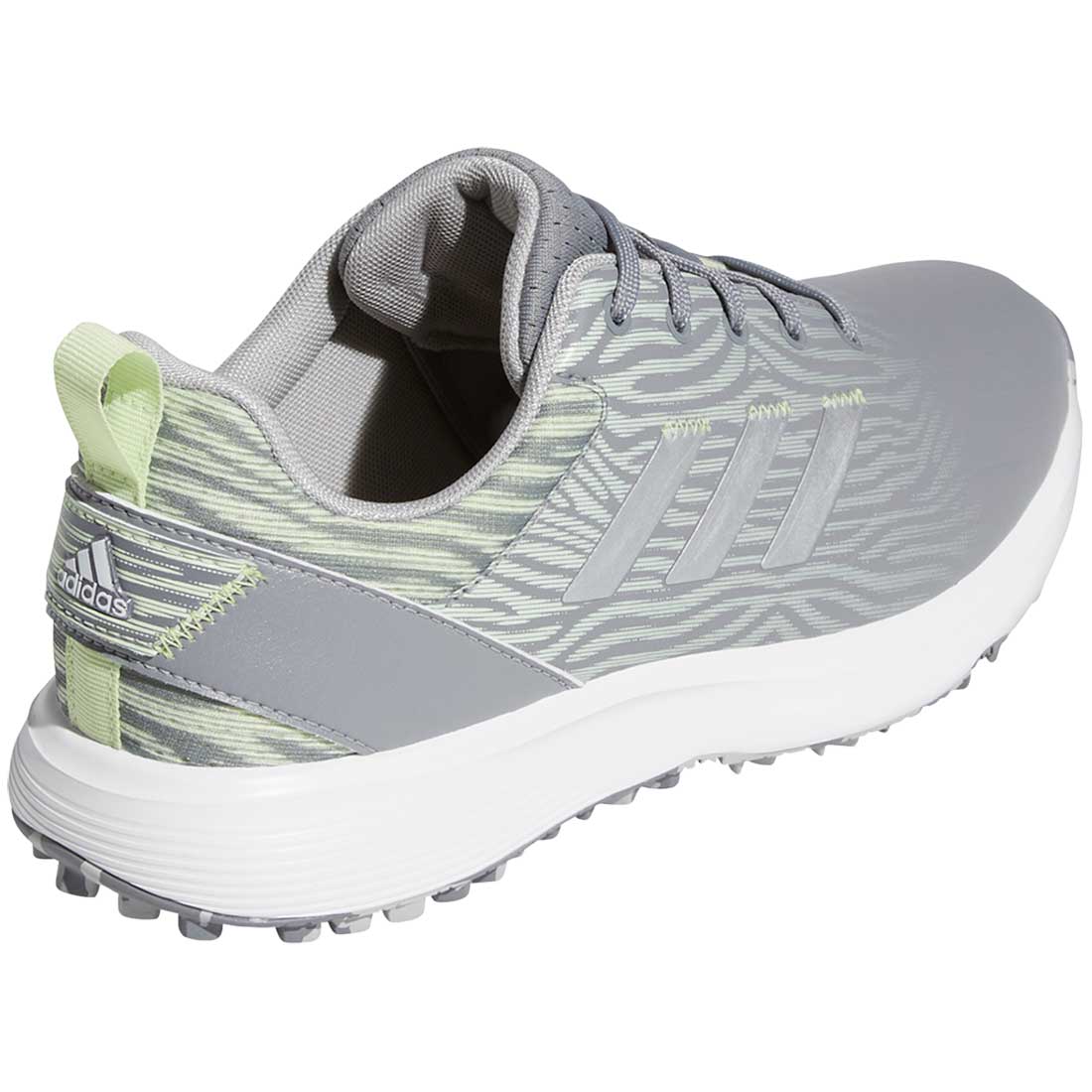 Adidas Women's S2G Spikeless Golf Shoes Grey Three/Silver/Pulse Lime