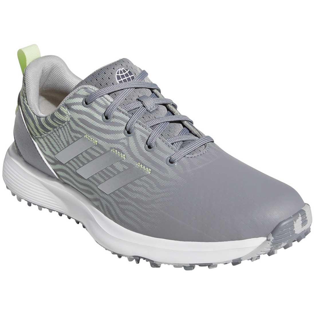 Adidas Women's S2G Spikeless Golf Shoes Grey Three/Silver/Pulse Lime