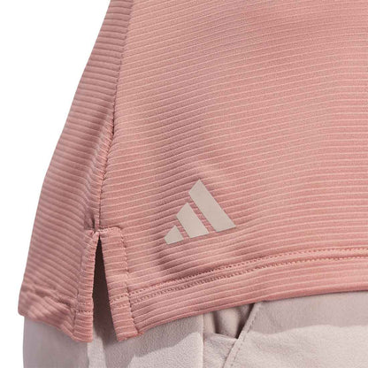 Adidas Women's Solid Ottoman Sleeveless Polo