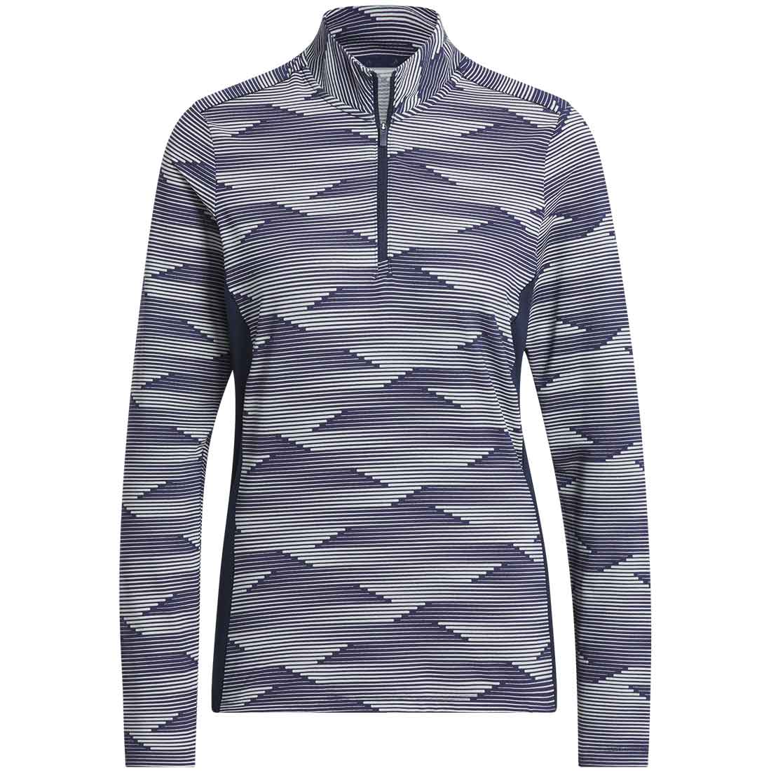 Adidas Women's Ultimate365 Printed Quarter Zip Mock