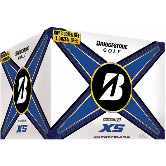 Bridgestone 2024 Tour B XS Quadfecta 4-Dozen Golf Balls