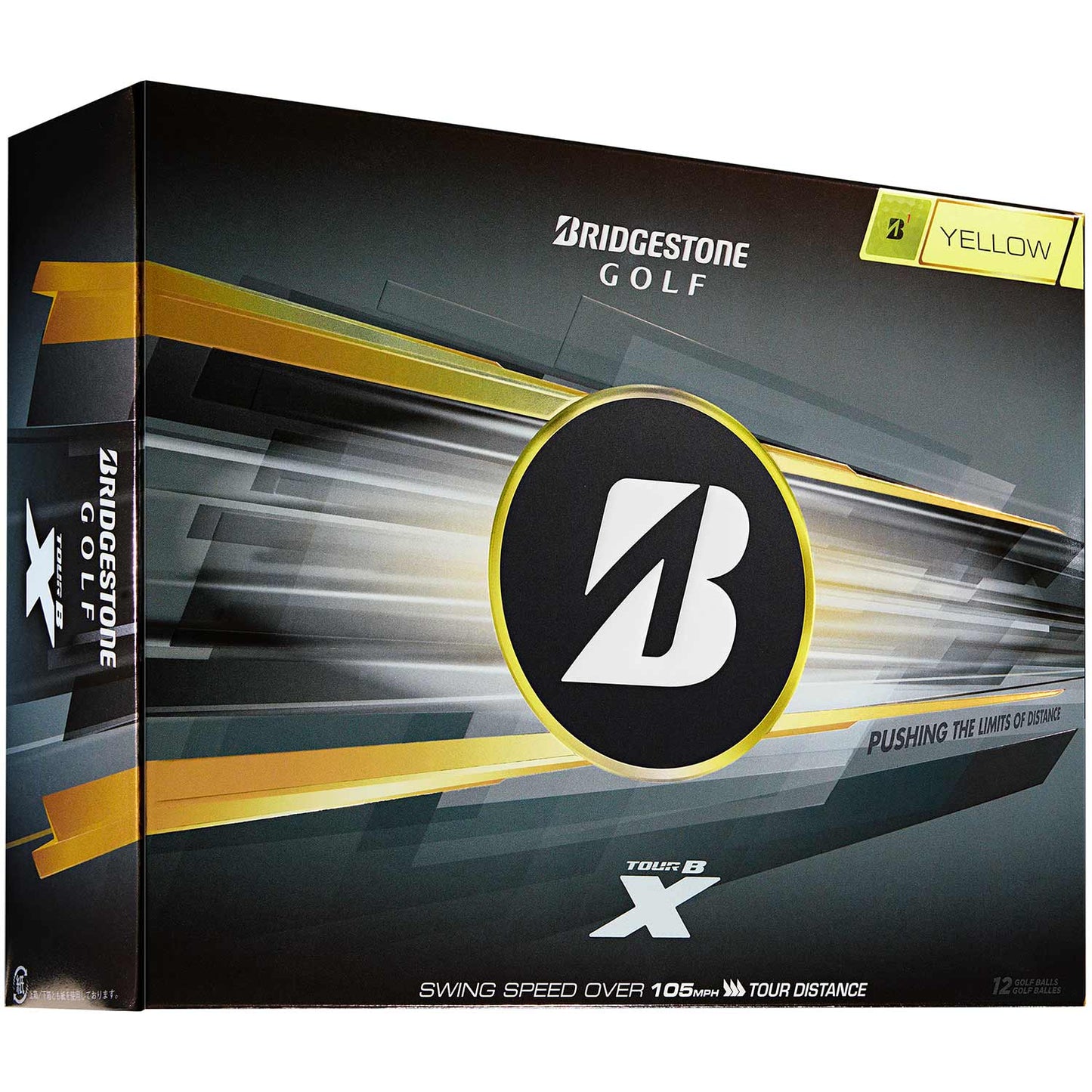 Bridgestone Tour B X Yellow Personalized Golf Balls