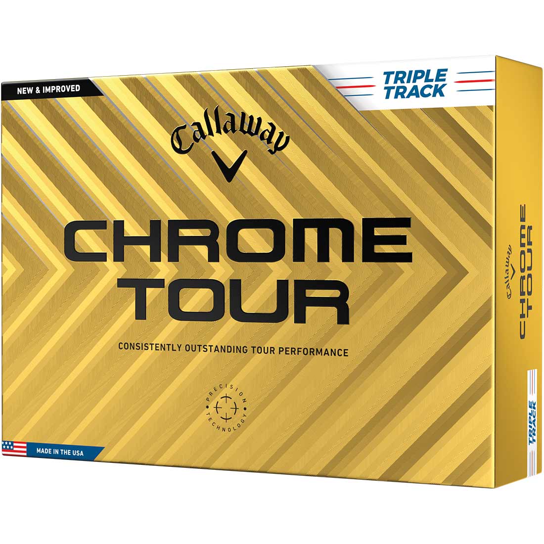 Callaway 2024 Chrome Tour Triple Track White Golf Balls